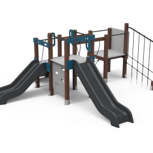 torre Reb 6 com escorrega, ponte suspensa e escalada