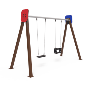 Baloiço METAL 1 plano 1 cunha