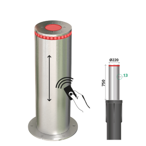 Telescópico automático de grande segurança