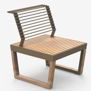 Banco Arka sem costas