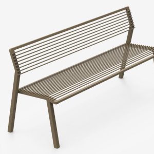 Banco Coro metal sem braços