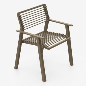 Cadeira Coro metal com braços