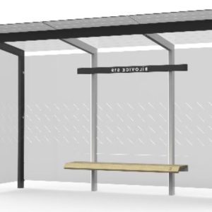 Abrigo de passageiros Trax - MAD14